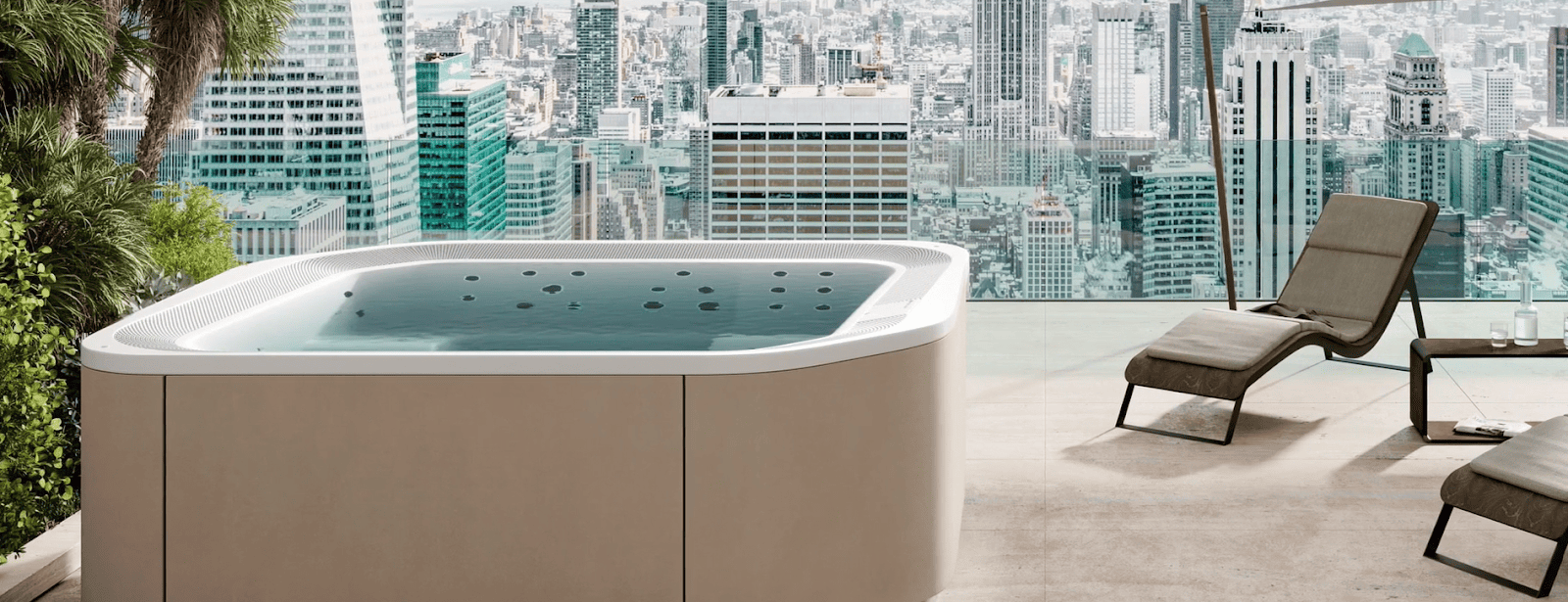 Les meilleures piscines en terrasse: réponse de Novellini