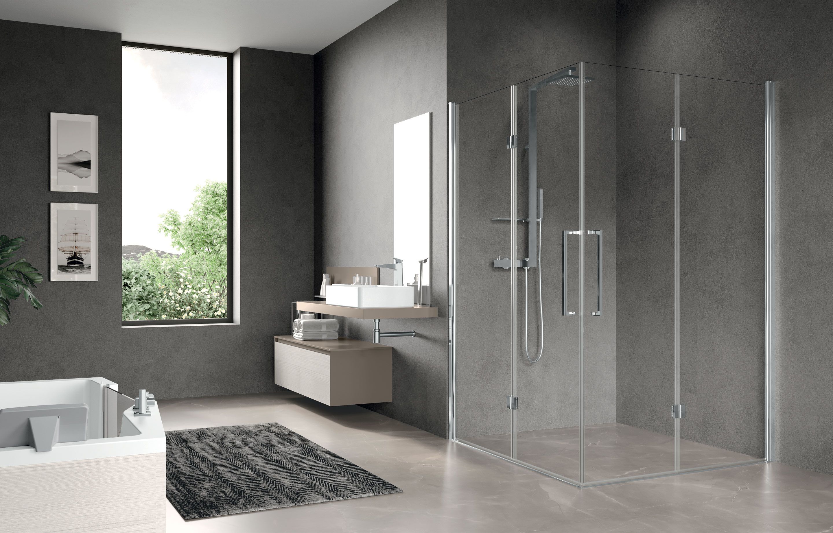 Parois de douche - Free 3 2AS