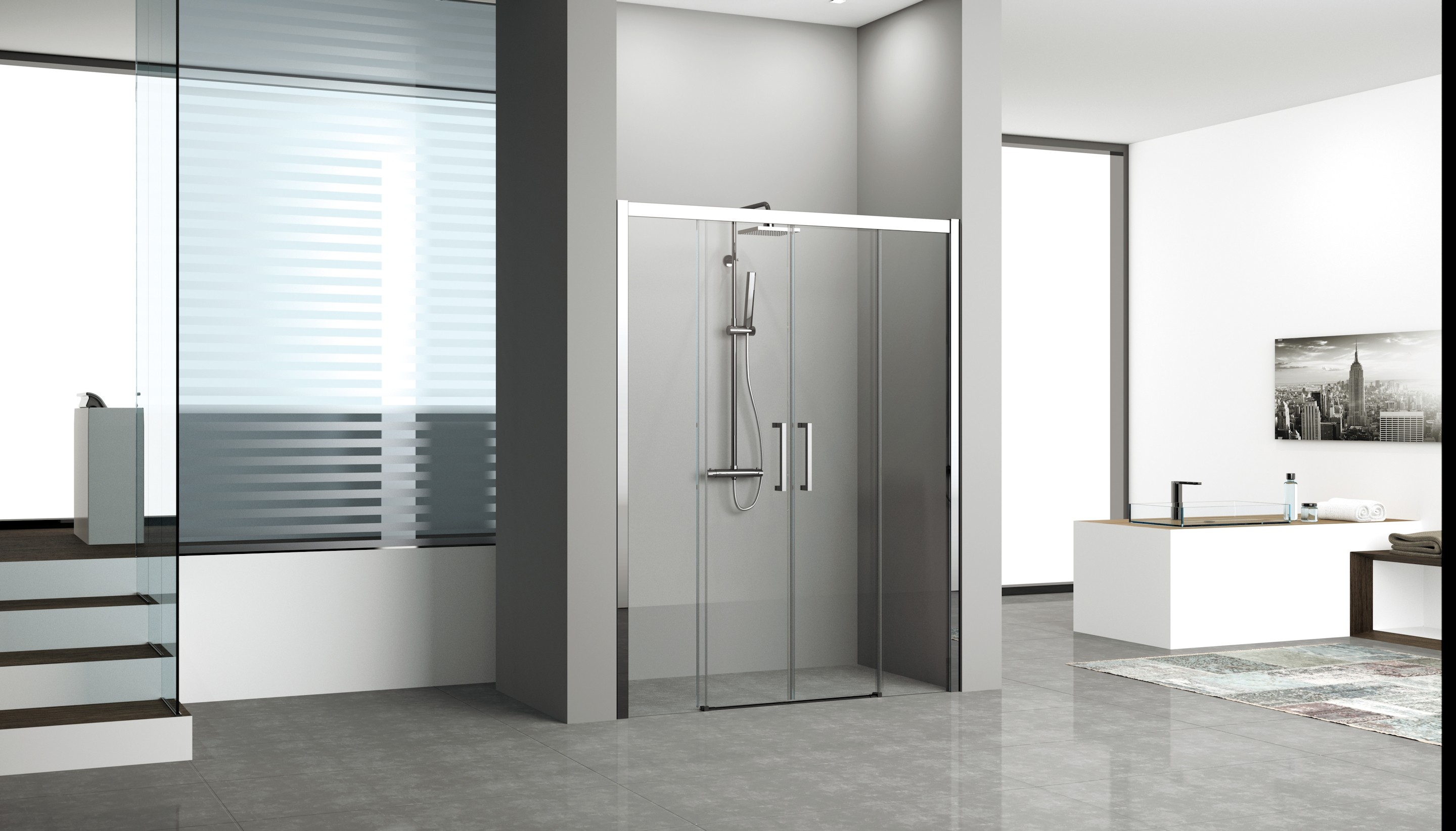 Parois de douche - Kuadra 2A+F
