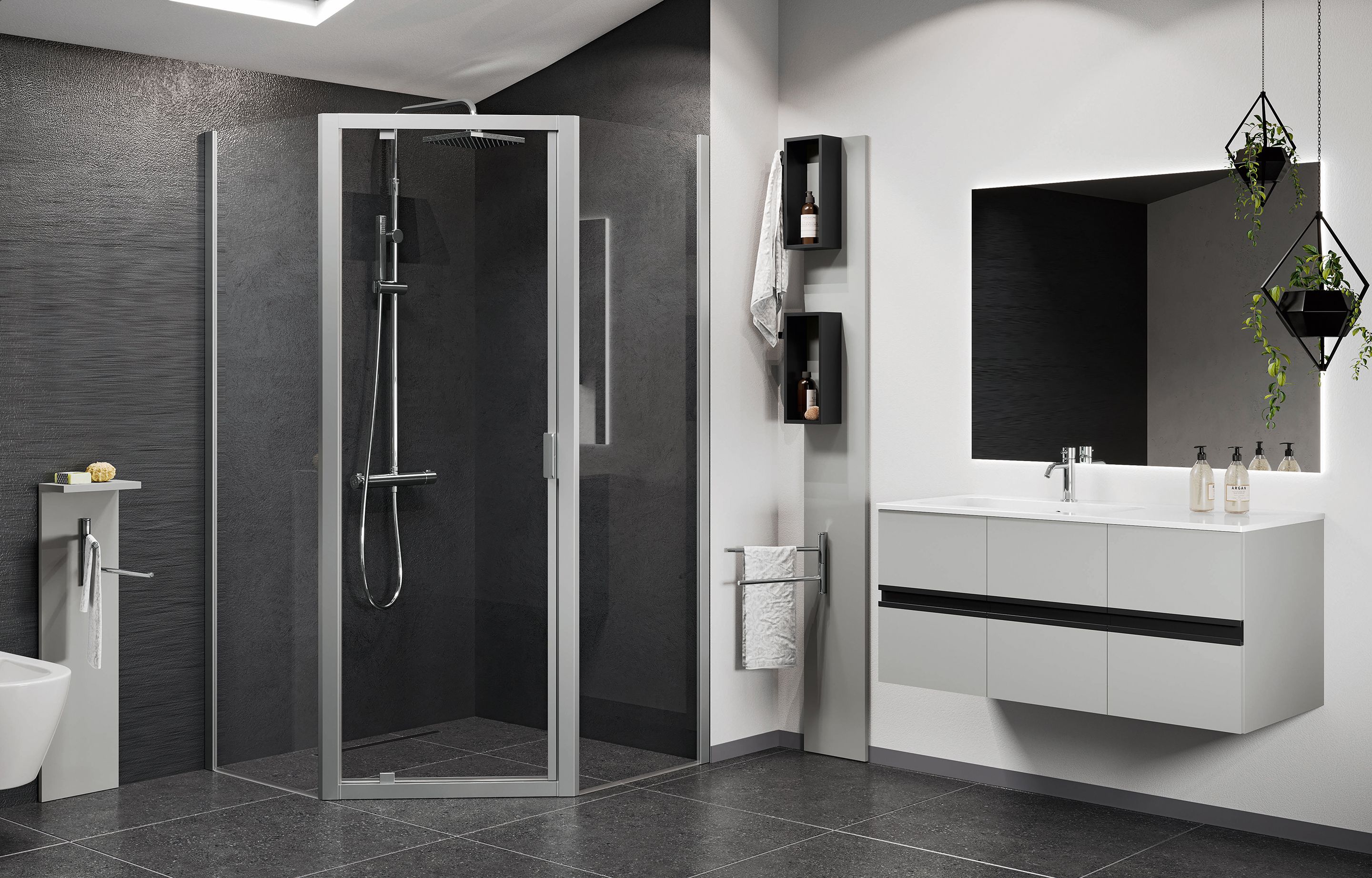 Shower enclosures - Lunes 2.0 Pentagon G