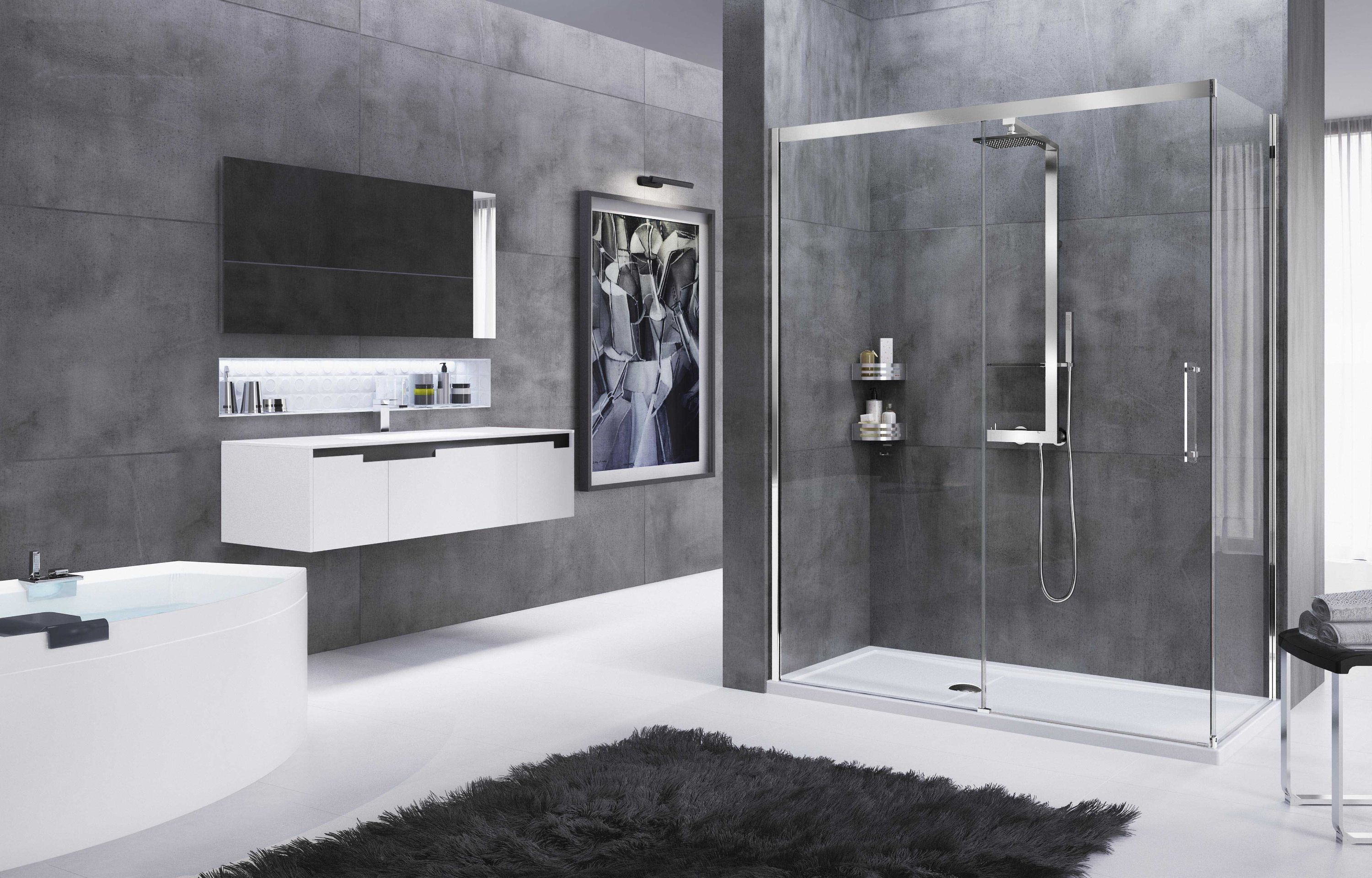 Parois de douche - Rose Rosse PH+FH